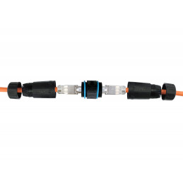 Equip 221172 kaapelin sukupuolenvaihtaja RJ-45 Musta, Sininen