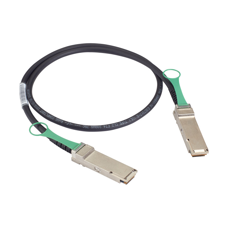 Black Box QSFP-H40G-CU1M-BB InfiniBand-kaapeli 1 m QSFP+ Musta