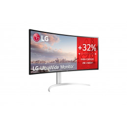 LG 40WP95CP-W tietokoneen litteä näyttö 100,8 cm (39.7") 5120 x 2160 pikseliä 5K Ultra HD LED Valkoinen