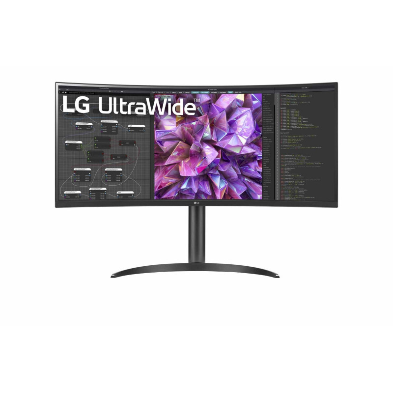 LG 34WQ75C-B tietokoneen litteä näyttö 86,4 cm (34") 3440 x 1440 pikseliä Quad HD LCD Musta