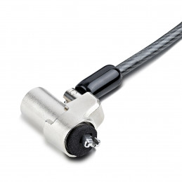 StarTech.com NBLWK-LAPTOP-LOCK kaapelilukko Musta, Hopea 2 m