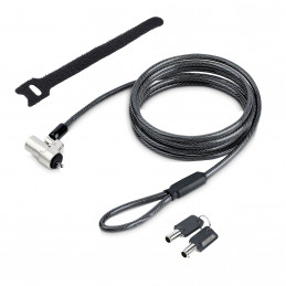 StarTech.com NBLWK-LAPTOP-LOCK kaapelilukko Musta, Hopea 2 m