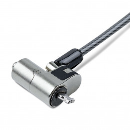 StarTech.com NANOK-LAPTOP-LOCK kaapelilukko Musta, Hopea 2 m