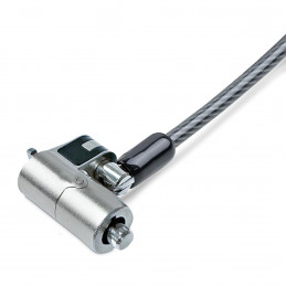 StarTech.com NANOK-LAPTOP-LOCK kaapelilukko Musta, Hopea 2 m
