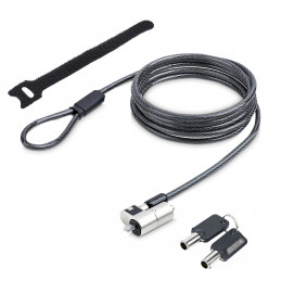StarTech.com NANOK-LAPTOP-LOCK kaapelilukko Musta, Hopea 2 m