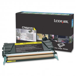 Lexmark C746A1YG värikasetti 1 kpl Alkuperäinen Keltainen