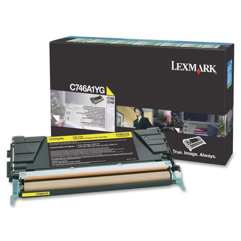 Lexmark C746A1YG värikasetti 1 kpl Alkuperäinen Keltainen