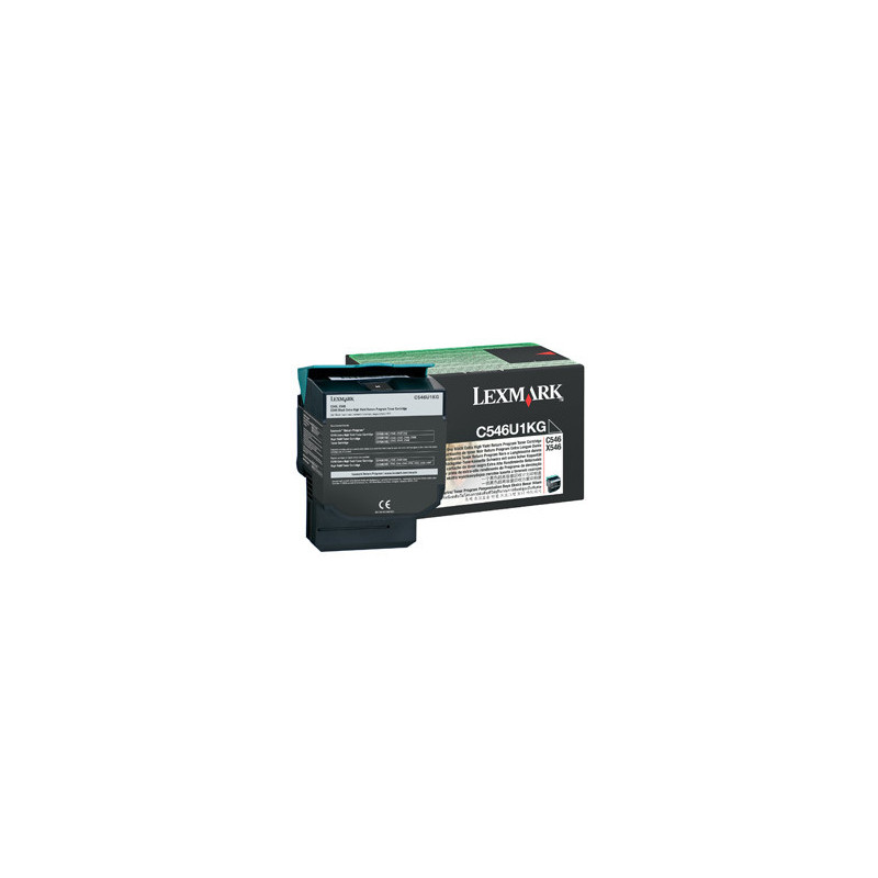 Lexmark C546U1KG värikasetti 1 kpl Alkuperäinen Musta