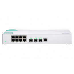 QNAP QSW-308-1C verkkokytkin Hallitsematon Gigabit Ethernet (10 100 1000) Valkoinen