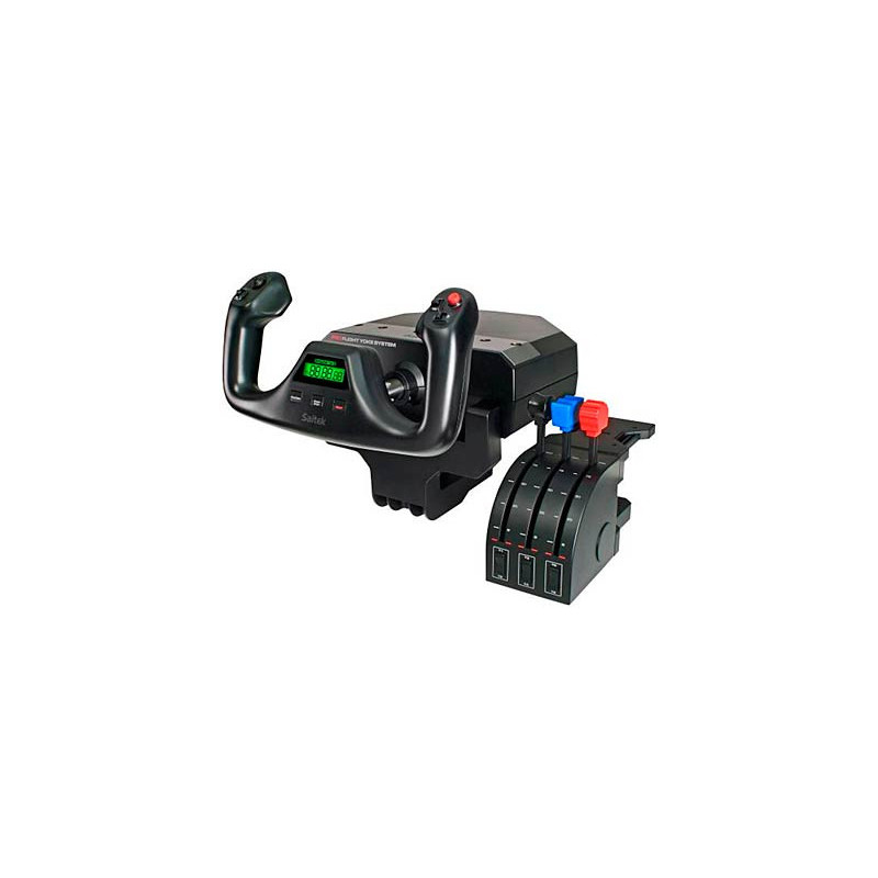 Logitech G Flight Yoke System Musta USB 2.0 Lentosimulaattori Analoginen Digitaalinen PC