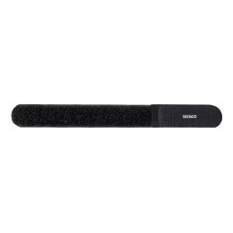 Deltaco CM03S nippuside Koukullinen ja lenkillinen nippuside Velcro Musta 10 kpl