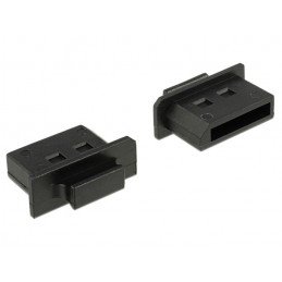 DeLOCK 64025 pistorasian kansi Displayport Musta 10 kpl