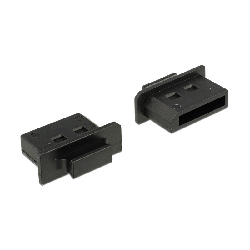 DeLOCK 64025 pistorasian kansi Displayport Musta 10 kpl