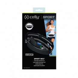 Celly RUNBSPORT vyötärölaukku Nailon Musta