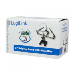 LogiLink WZ0034 suurennuslasi Musta, Ruostumaton teräs