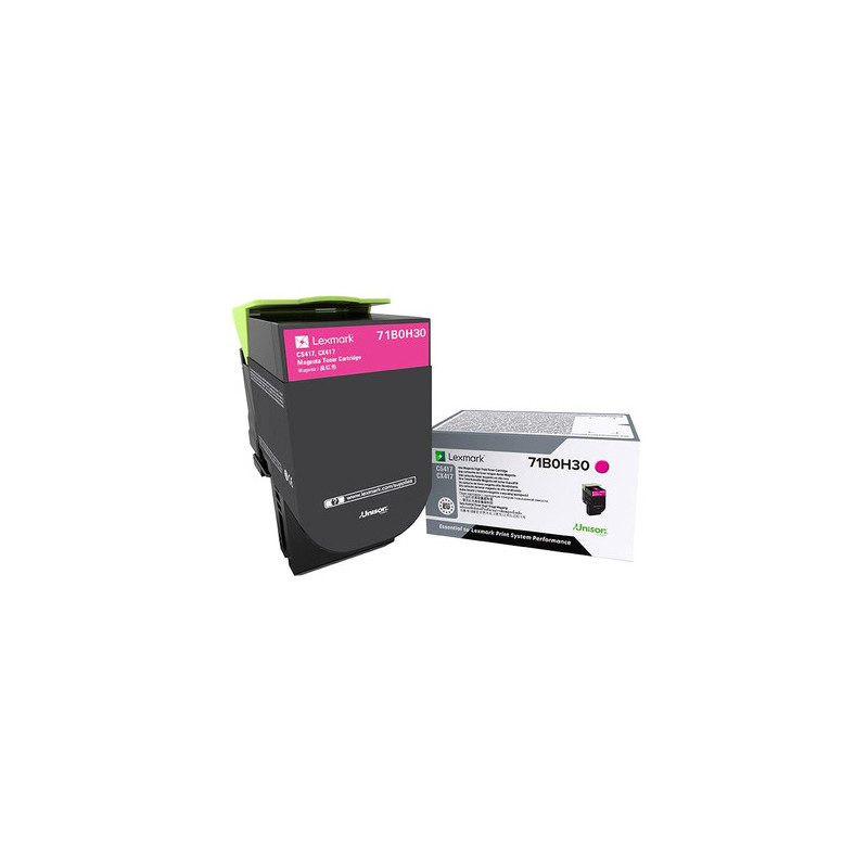 Lexmark 71B0H30 värikasetti 1 kpl Alkuperäinen Magenta