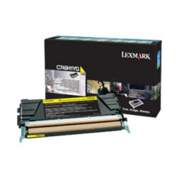 Lexmark C748H3YG värikasetti 1 kpl Alkuperäinen Keltainen