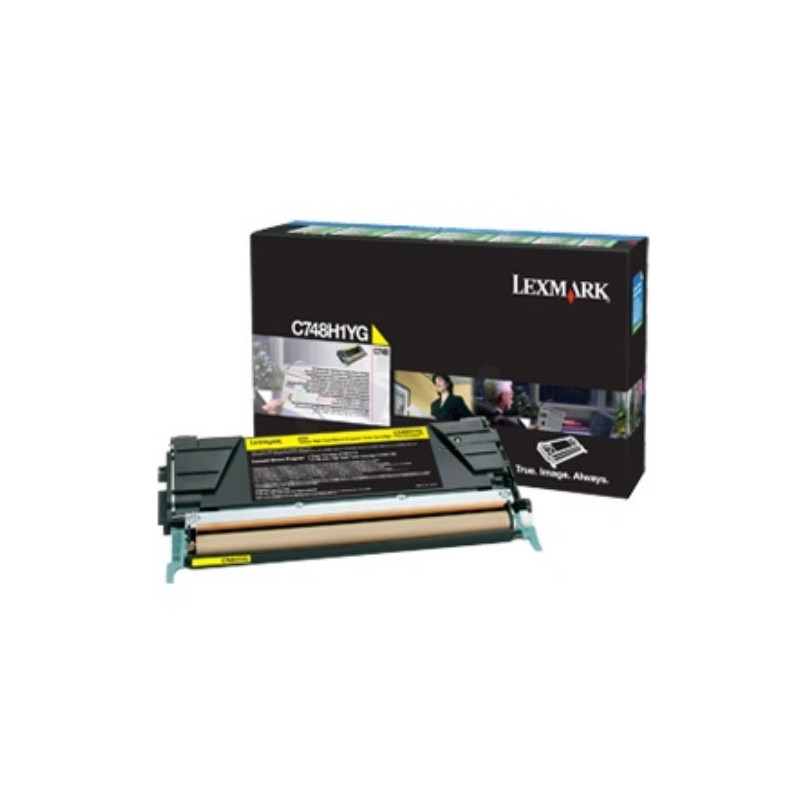 Lexmark C748H3YG värikasetti 1 kpl Alkuperäinen Keltainen