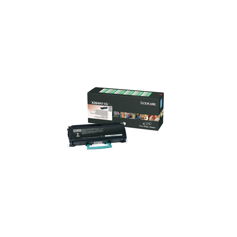 Lexmark X264H11G värikasetti 1 kpl Alkuperäinen Musta