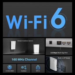 TP-Link AX6000 Mesh Wi-Fi 6 Valkoinen