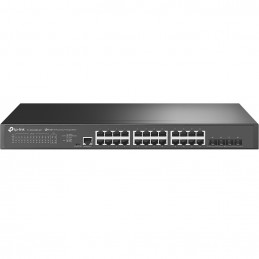 TP-Link TL-SG3428X-M2 verkkokytkin Hallittu L2+ 2.5G Ethernet (100 1000 2500) 1U Musta