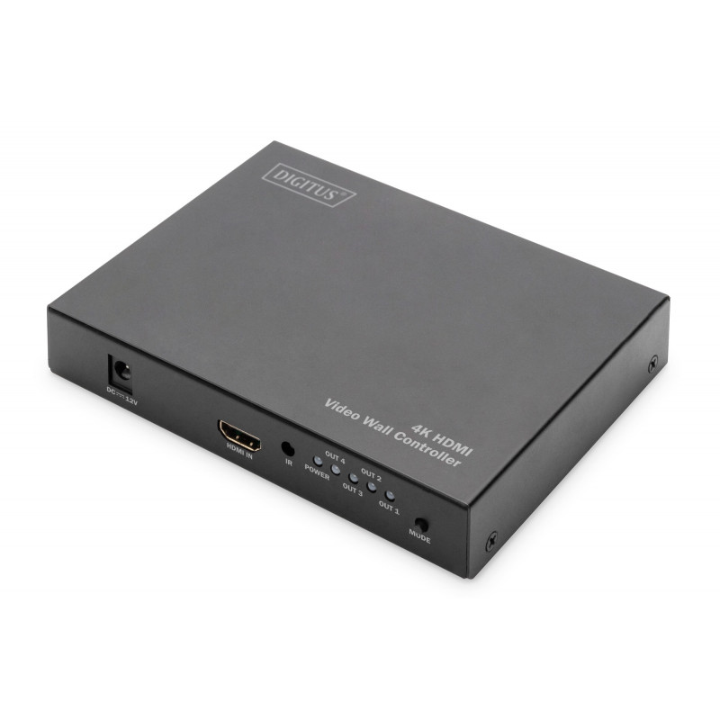 Digitus DS-43309 videoseinän prosessori Musta