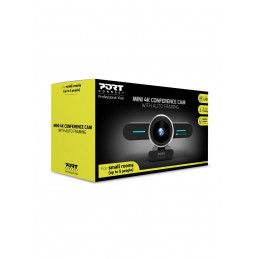Port Designs 902003 videokonferenssikamera 8,29 MP Musta 3840 x 2160 pikseliä 30 fps CMOS