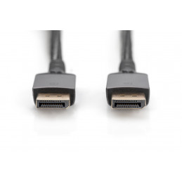 Digitus DB-340201-020-S DisplayPort-kaapeli 2 m Musta