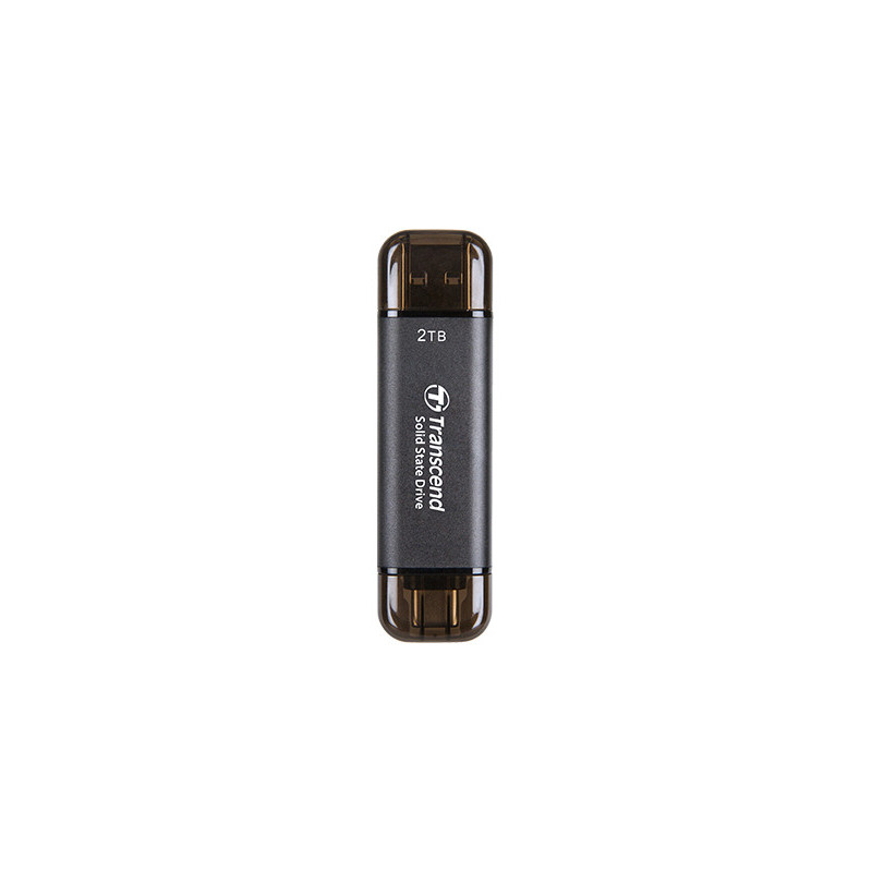 Transcend TS2TESD310C ulkoinen SSD 2 TB Musta