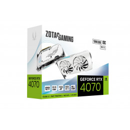 Zotac GAMING GeForce RTX 4070 Twin Edge OC White Edition NVIDIA 12 GB GDDR6X