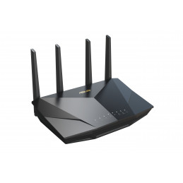ASUS RT-AX5400 langaton reititin Gigabitti Ethernet Kaksitaajuus (2,4 GHz 5 GHz) Musta