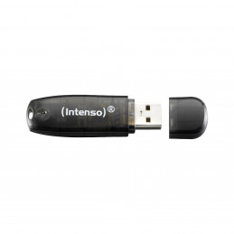Intenso Rainbow 3x32GB Yellow Red Black USB-muisti USB A-tyyppi 2.0 Läpinäkyvä