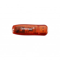 Intenso Rainbow 3x32GB Yellow Red Black USB-muisti USB A-tyyppi 2.0 Läpinäkyvä