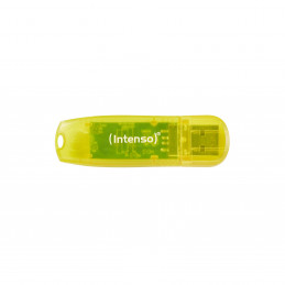 Intenso Rainbow 3x32GB Yellow Red Black USB-muisti USB A-tyyppi 2.0 Läpinäkyvä