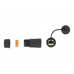 DeLOCK 86700 liitinjohto RJ-45 RJ-45 Musta, Oranssi