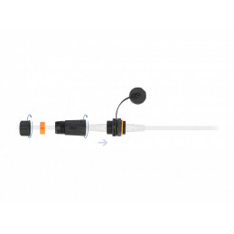 DeLOCK 86700 liitinjohto RJ-45 RJ-45 Musta, Oranssi