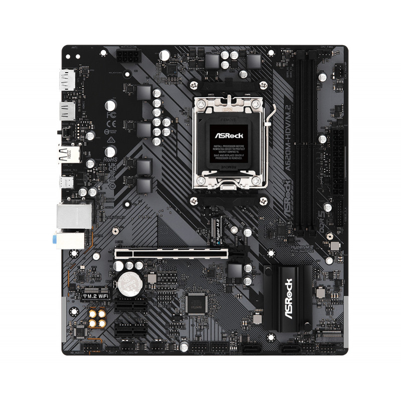 Asrock A620M-HDV M.2 AMD A620 Pistoke AM5 mikro ATX