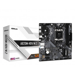 Asrock A620M-HDV M.2 AMD A620 Pistoke AM5 mikro ATX