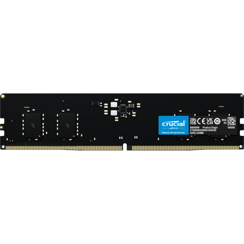 Crucial 8GB (1x8GB) DDR5-5600 CL46 RAM Arbeitsspeicher muistimoduuli 5600 MHz ECC