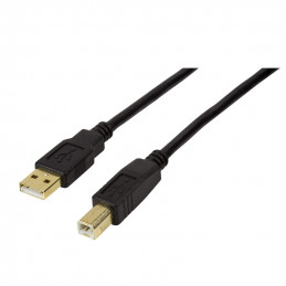 LogiLink UA0266 USB-kaapeli 20 m USB 2.0 USB A USB B Musta