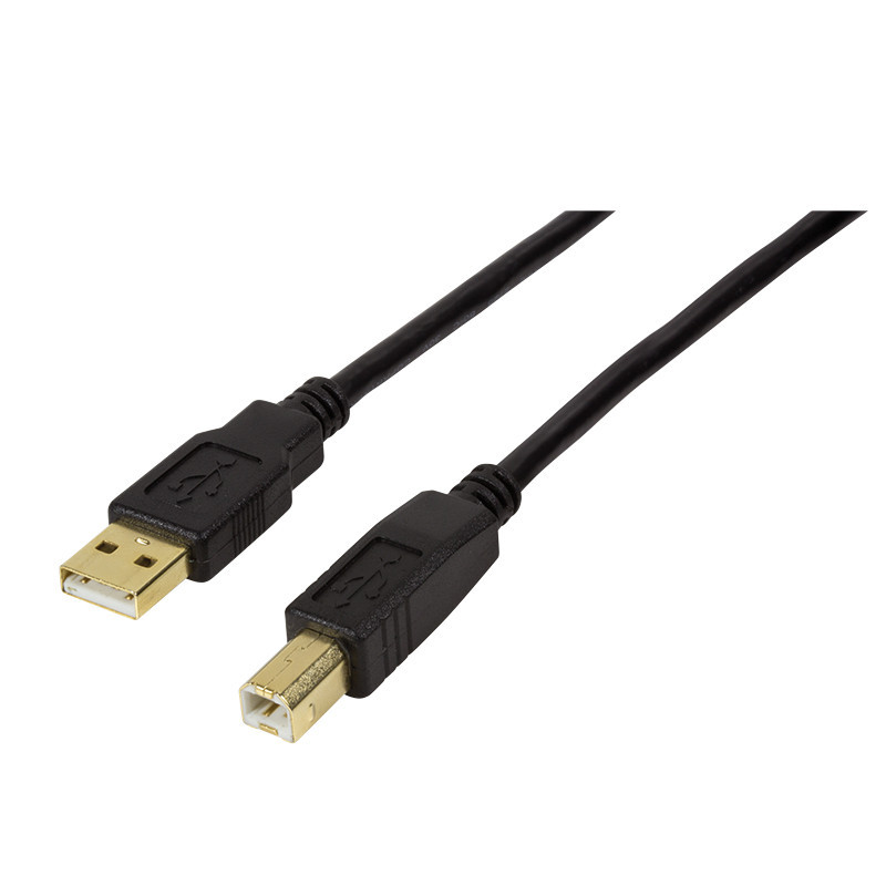 LogiLink UA0266 USB-kaapeli 20 m USB 2.0 USB A USB B Musta