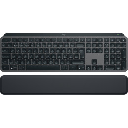 Logitech MX Keys S näppäimistö RF Wireless + Bluetooth QWERTY Tanska, Suomi, Norjalainen, Ruotsi Grafiitti