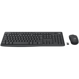 Logitech MK370 Combo for Business näppäimistö Sisältää hiiren RF Wireless + Bluetooth AZERTY ranska Grafiitti