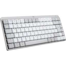 Logitech MX Mini Mechanical for Mac näppäimistö Bluetooth QWERTY Englanti (US) Harmaa, Valkoinen