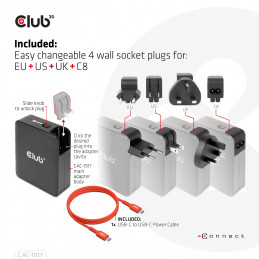 CLUB3D CAC-1917 virtalähdeyksikkö 140 W