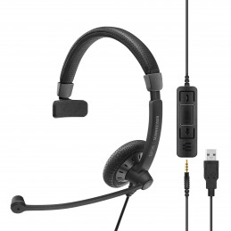 EPOS | SENNHEISER IMPACT SC 45 USB MS Kuulokkeet Langallinen Pääpanta Puhelut Musiikki USB A-tyyppi Musta