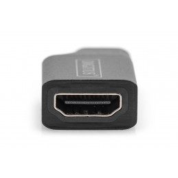 Digitus AK-300450-000-S USB grafiikka-adapteri 3840 x 2160 pikseliä Musta
