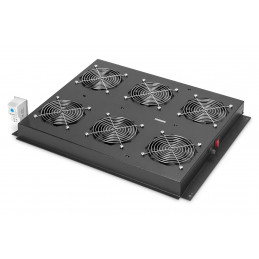 Digitus DN-19 FAN-6-SRV-B Tietokoneen jäähdytysjärjestelmän osa ja lisätarvike