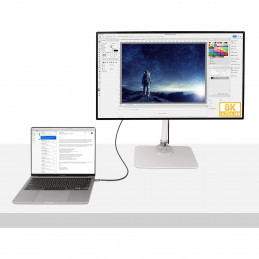 StarTech.com CC1M-40G-USB-CABLE USB-kaapeli 1 m USB4 Gen 2x2 USB C