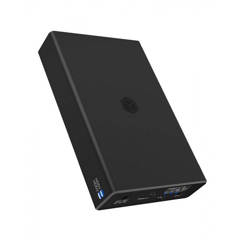 ICY BOX IB-RD2253-C31 HDD- SSD-kotelo Musta 2.5"